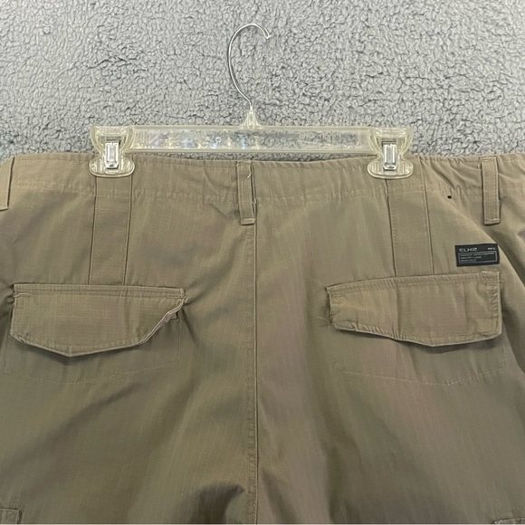 Elixir Mens Cargo Shorts Size‎ 40 Khaki Regular Fit Ripstop Fabric Workwear - Picture 5 of 10